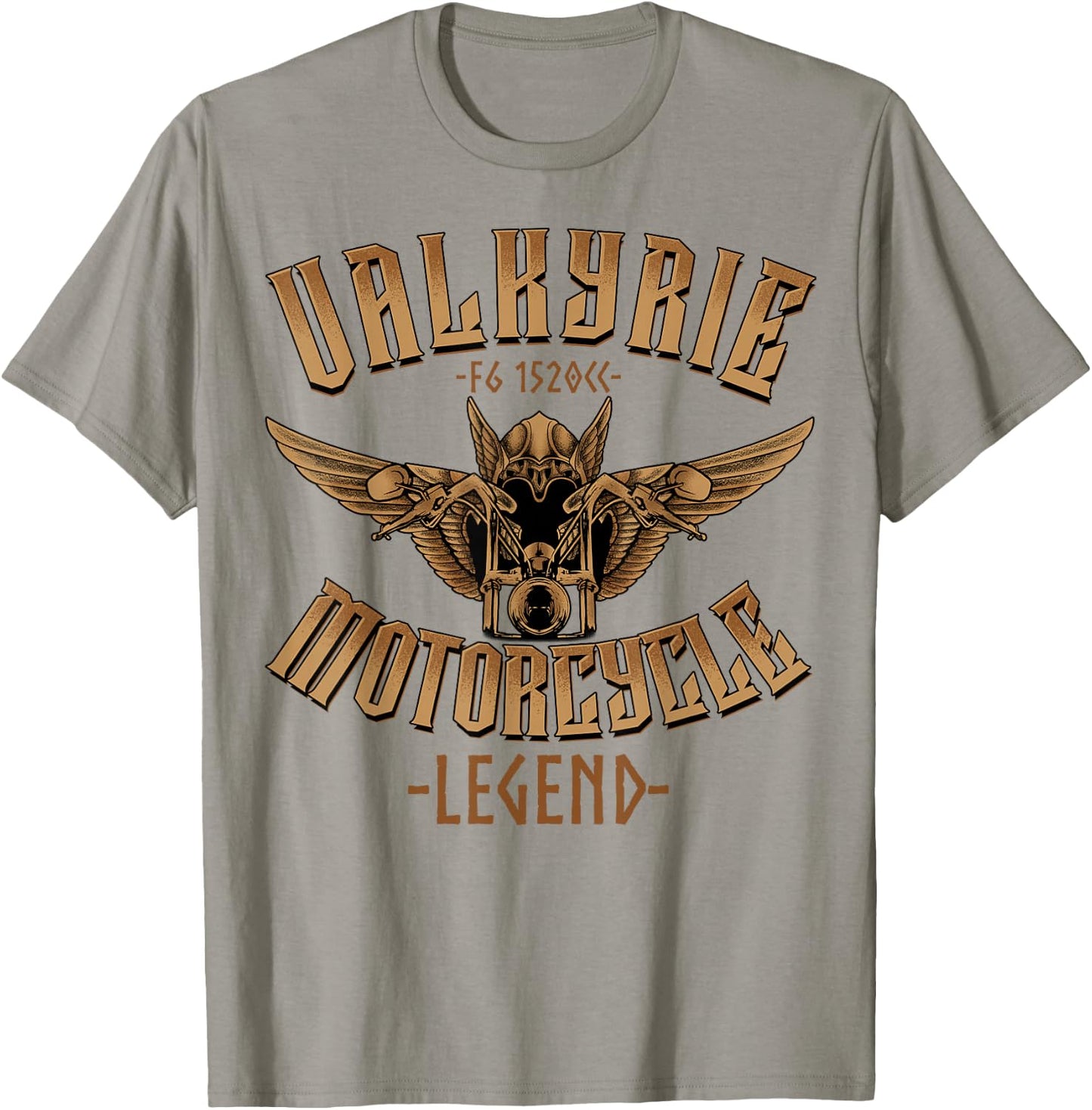 Valkyrie F6 1520cc Motorcycle Legend Biker T-Shirt - T-Shirt | Sand