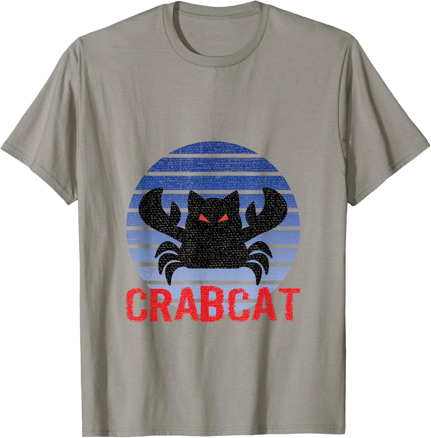 Fear the Crabcat - Funny Cryptid Cryptozoology Vintage Men Women Kids T-Shirt - T-Shirt | Sand