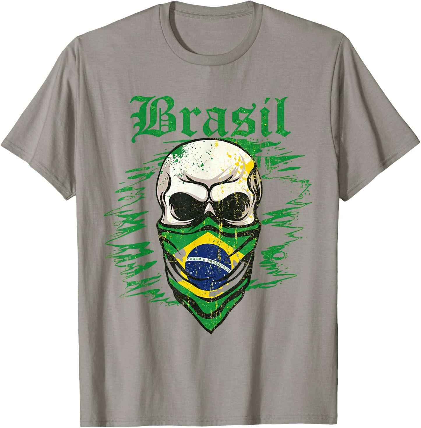 Brésil Cadeau Drapeau Brésil Fan Vintage Samba Brasil T-Shirt - T-Shirt | Sand