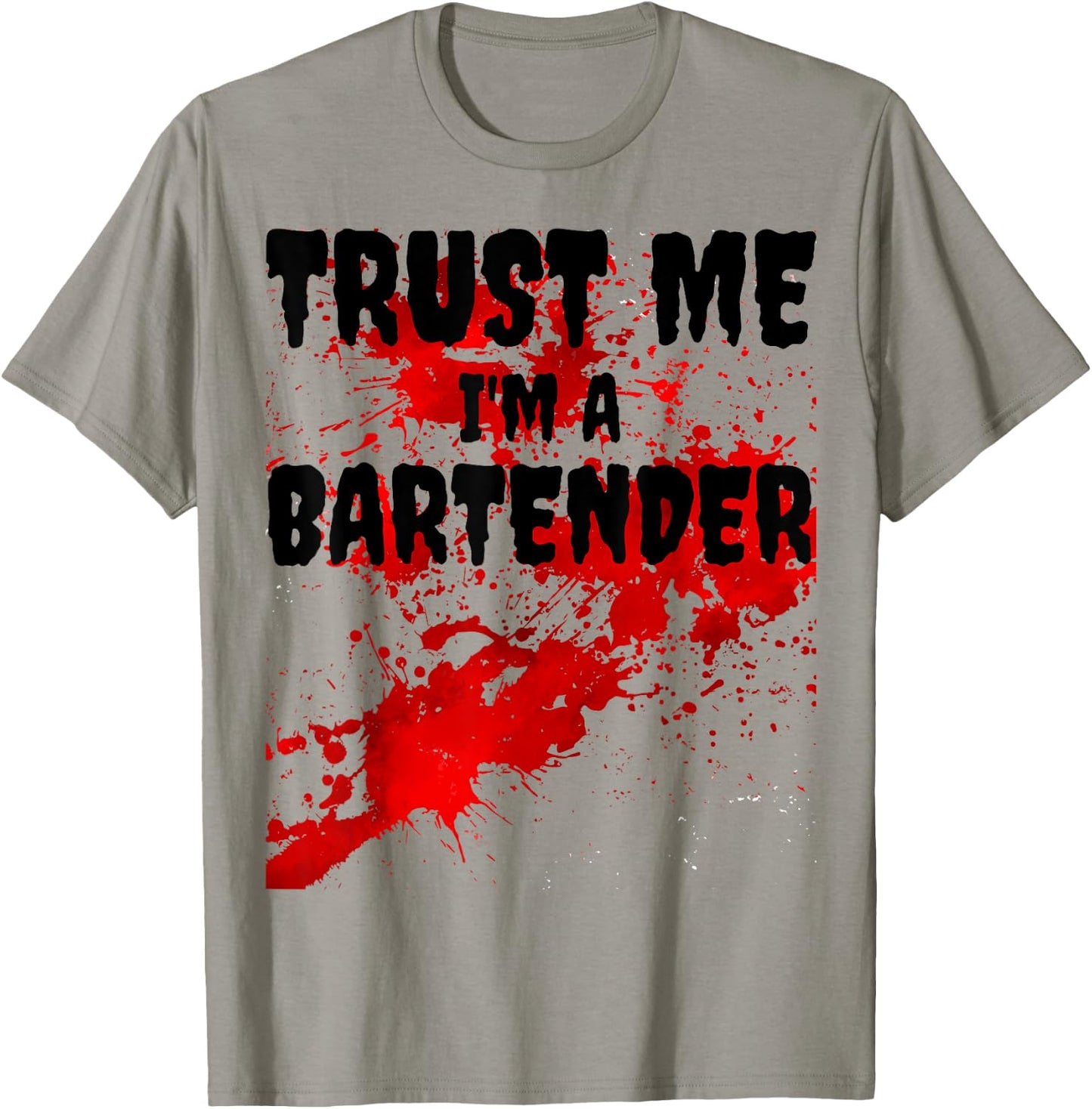 Bloody Trust Me I'M A Bartender Scary Halloween T-Shirt - T-Shirt | Sand