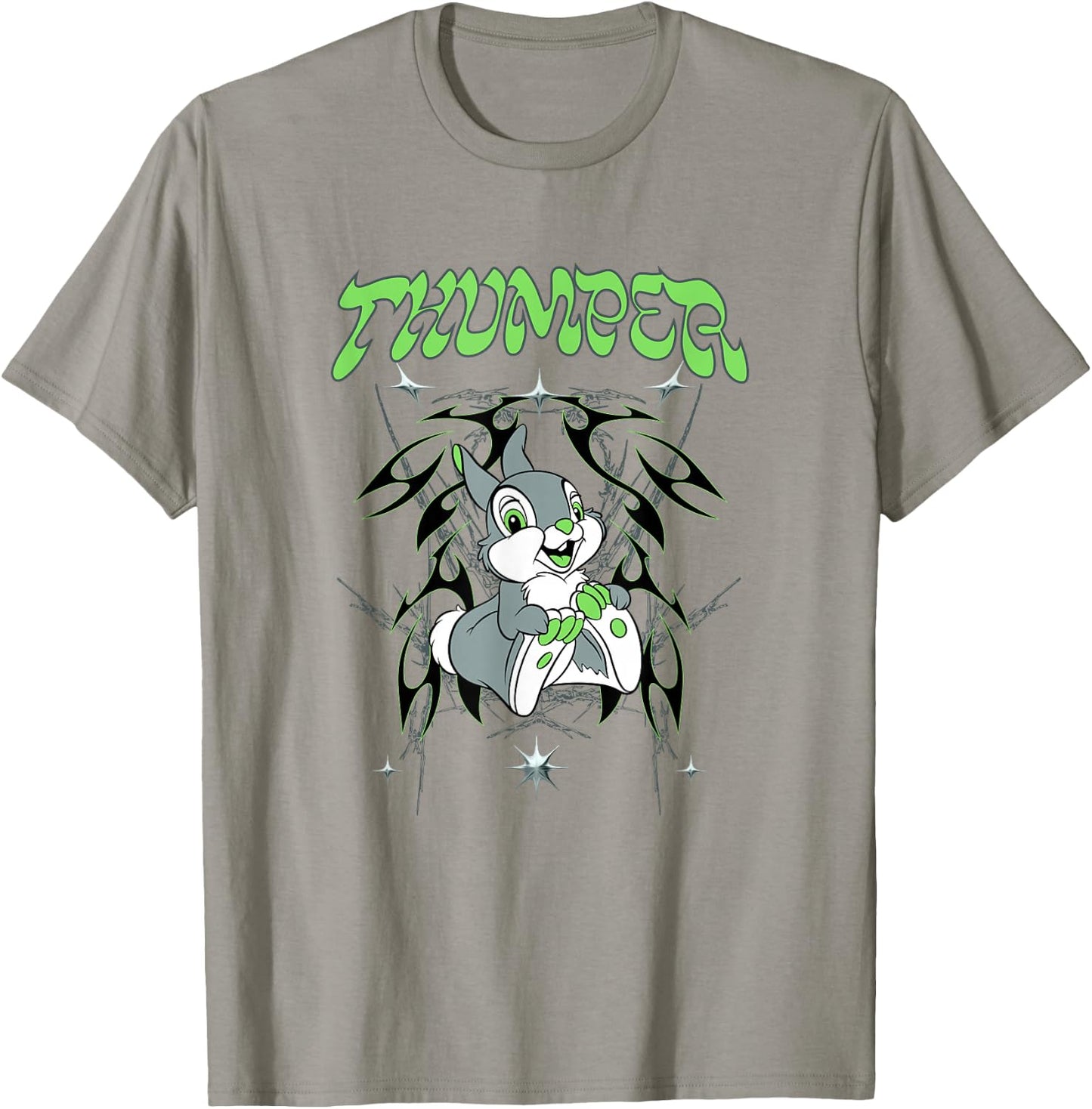 Disney Bambi Thumper Tribal Starburst Green Glow T-Shirt - T-Shirt | Sand