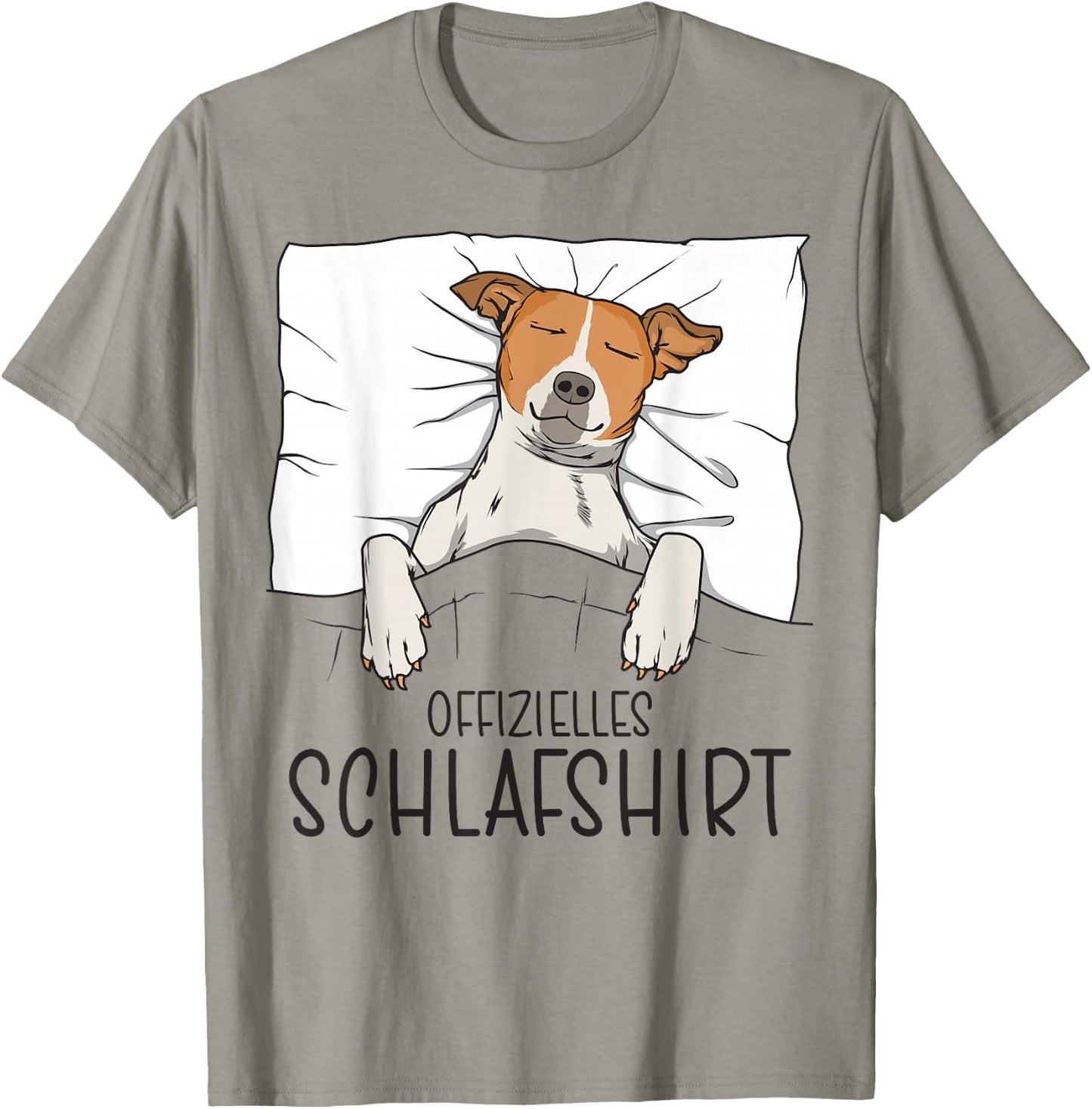 Official Jack Russel Terrier Dog Pyjamas, White T-Shirt - T-Shirt | Sand