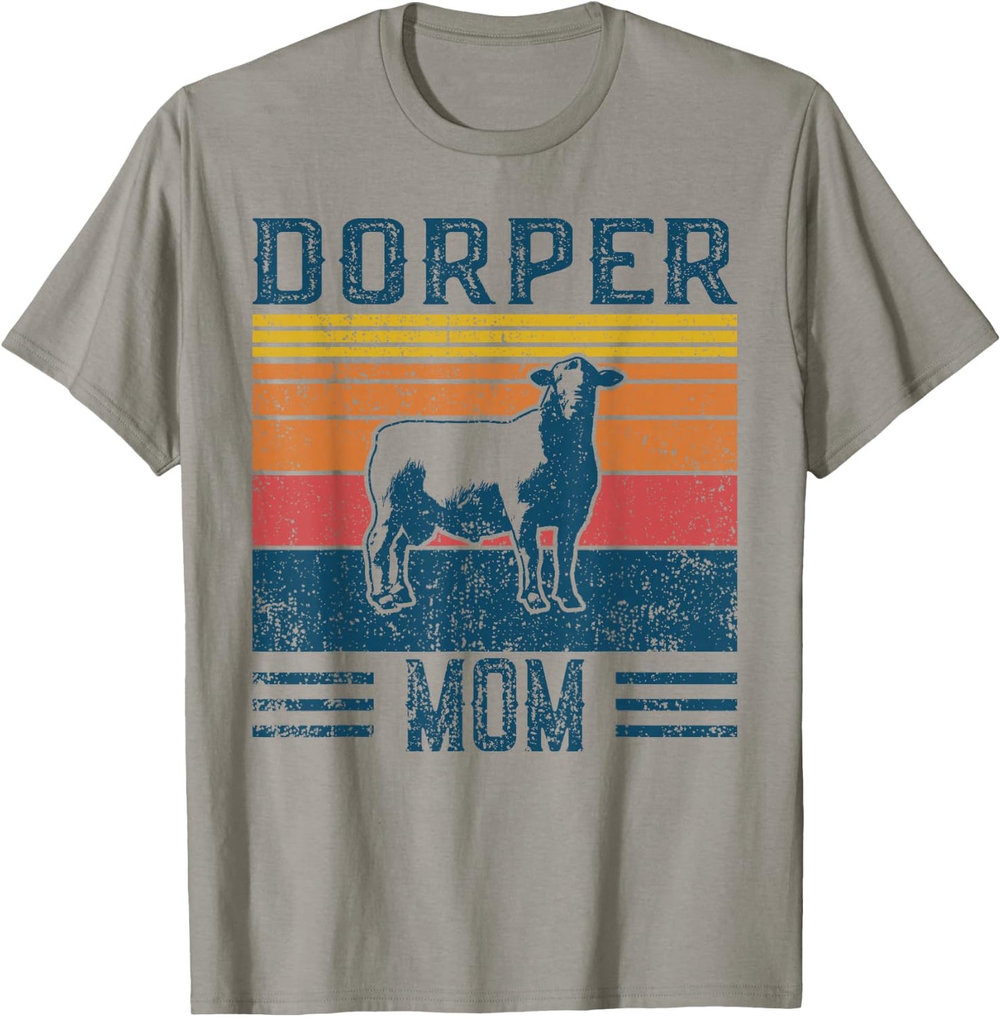 Best Sheep Mother - Vintage Dorper Sheep T-Shirt - T-Shirt | Sand