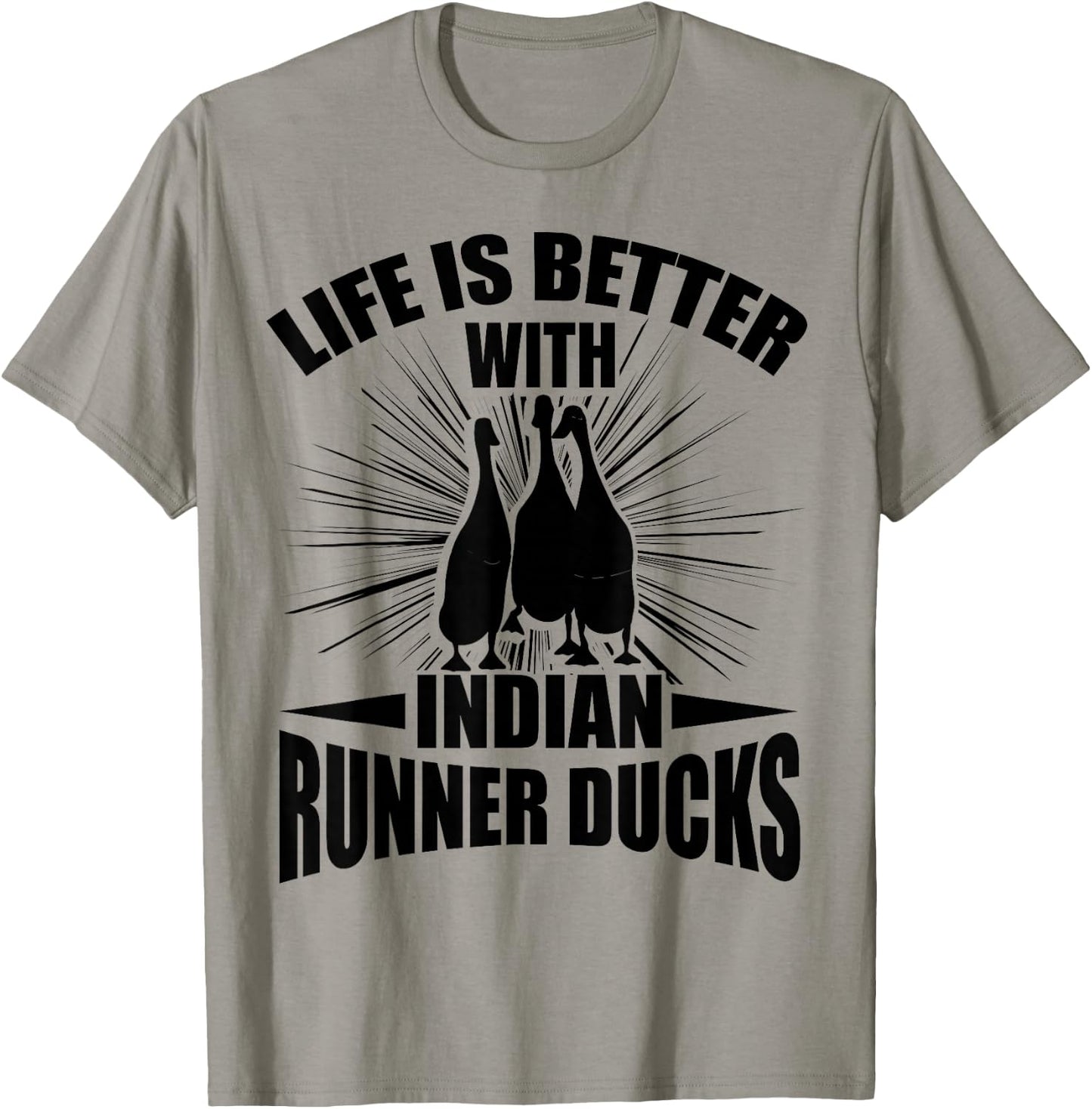Duck Lover Indian Runner Duck Toys Indian Runner Duck Coop T-Shirt - T-Shirt | Sand