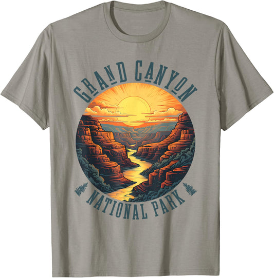 The Grand Canyon National Park Design T-Shirt - T-Shirt | Sand