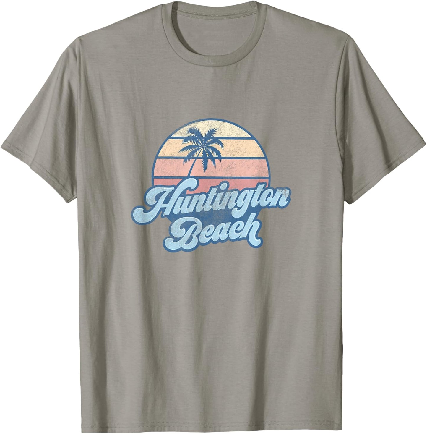 Huntington Beach California CA T Shirt Vintage 70s Surfer Women Girls Kids T-Shirt - T-Shirt | Sand