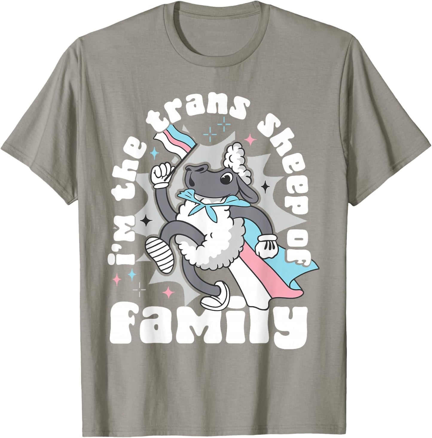 Transgender Trans LGBT Pride Rights Sheep I'm The Trans T-Shirt - T-Shirt | Sand