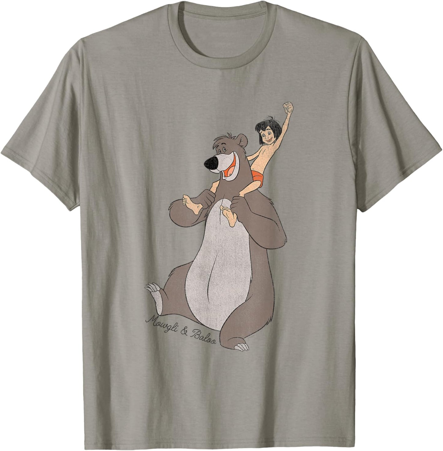 Jungle Book Mowgli And Baloo , white T-Shirt - T-Shirt | Sand