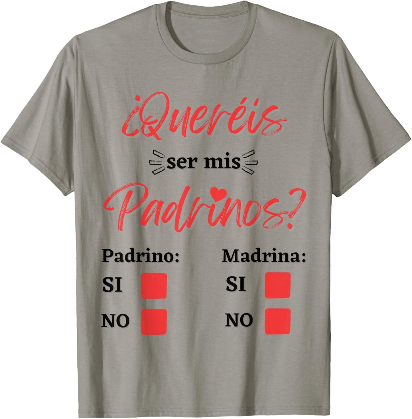 Want to be my Godparents and Godmothers T-Shirt - T-Shirt | Sand