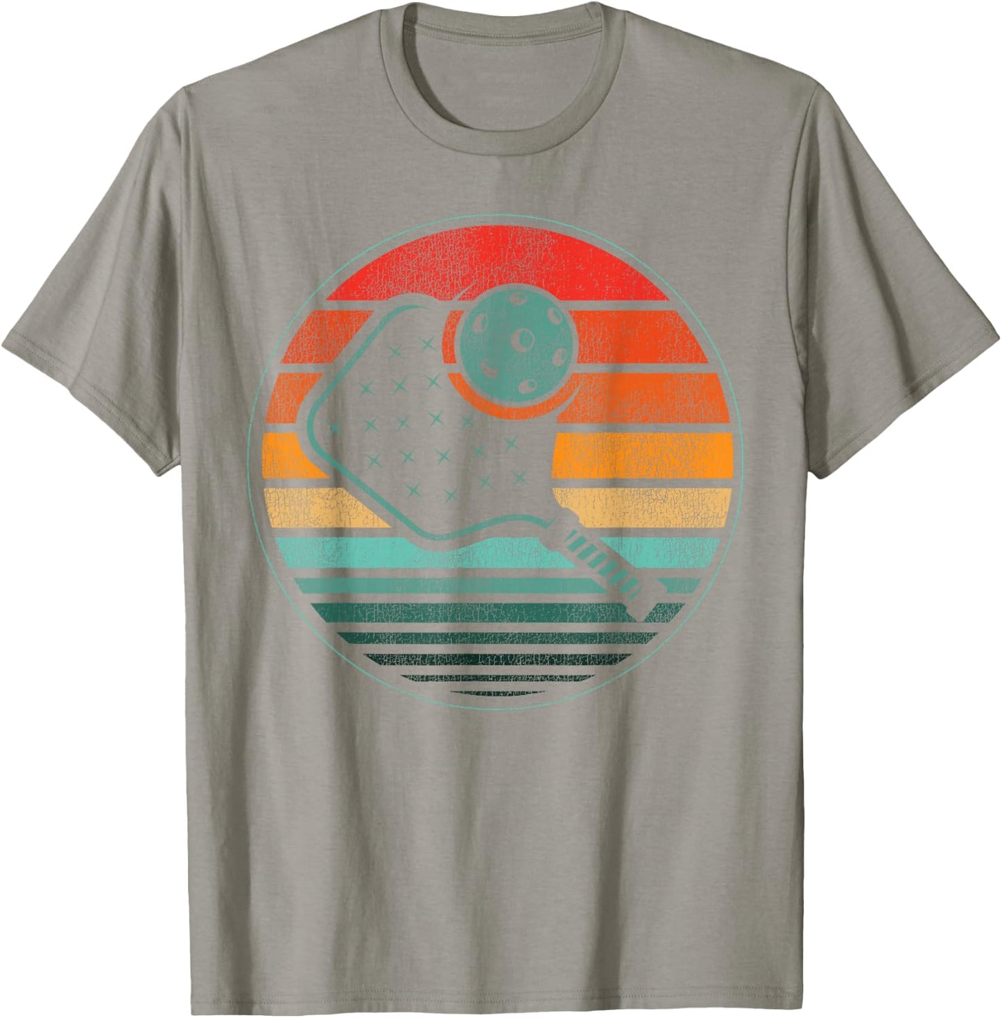 Pickleball Retro Vintage T-Shirt - T-Shirt | Sand