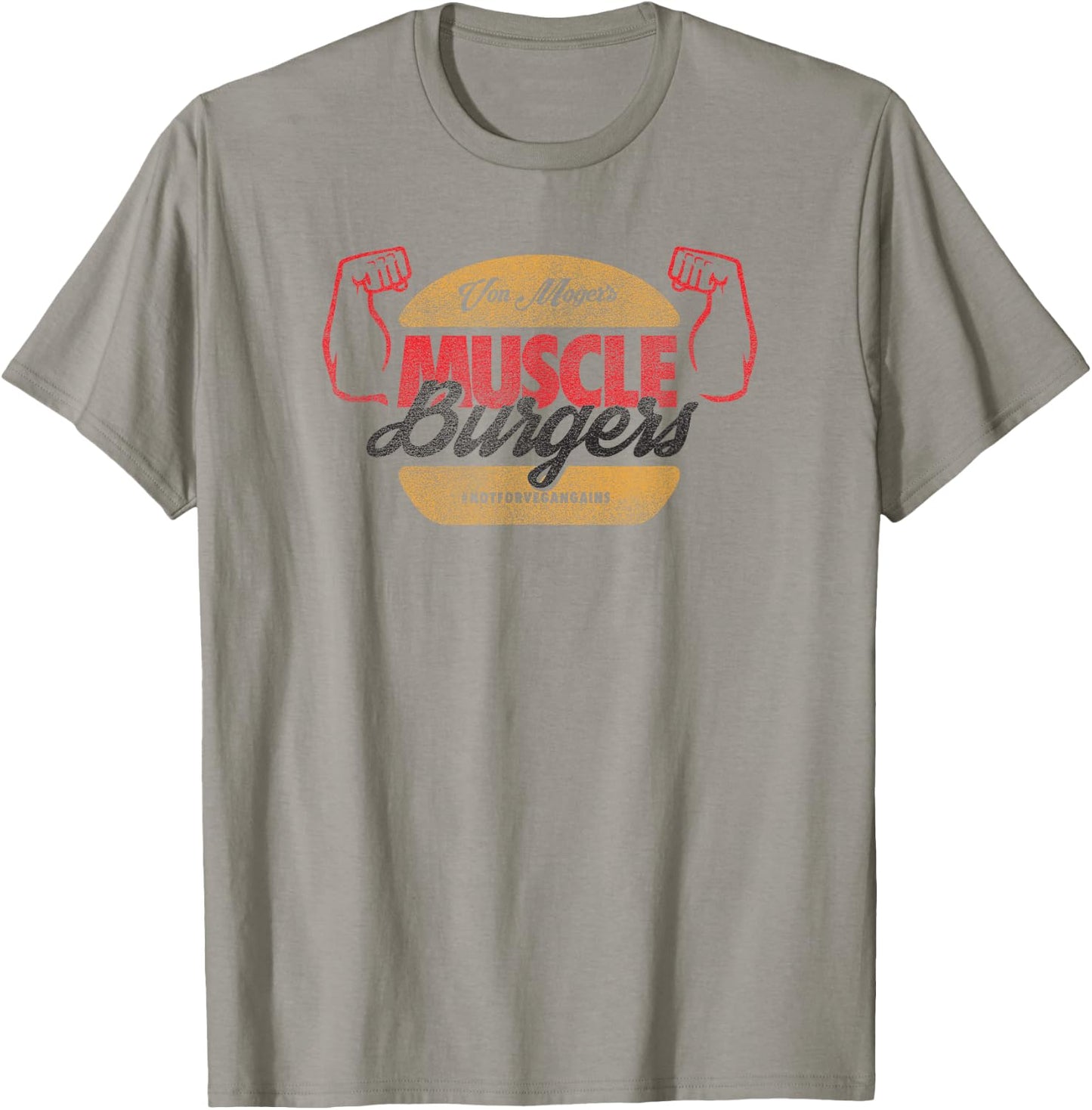 Calum Von Moger Muscle Burger T-Shirt - T-Shirt | Sand