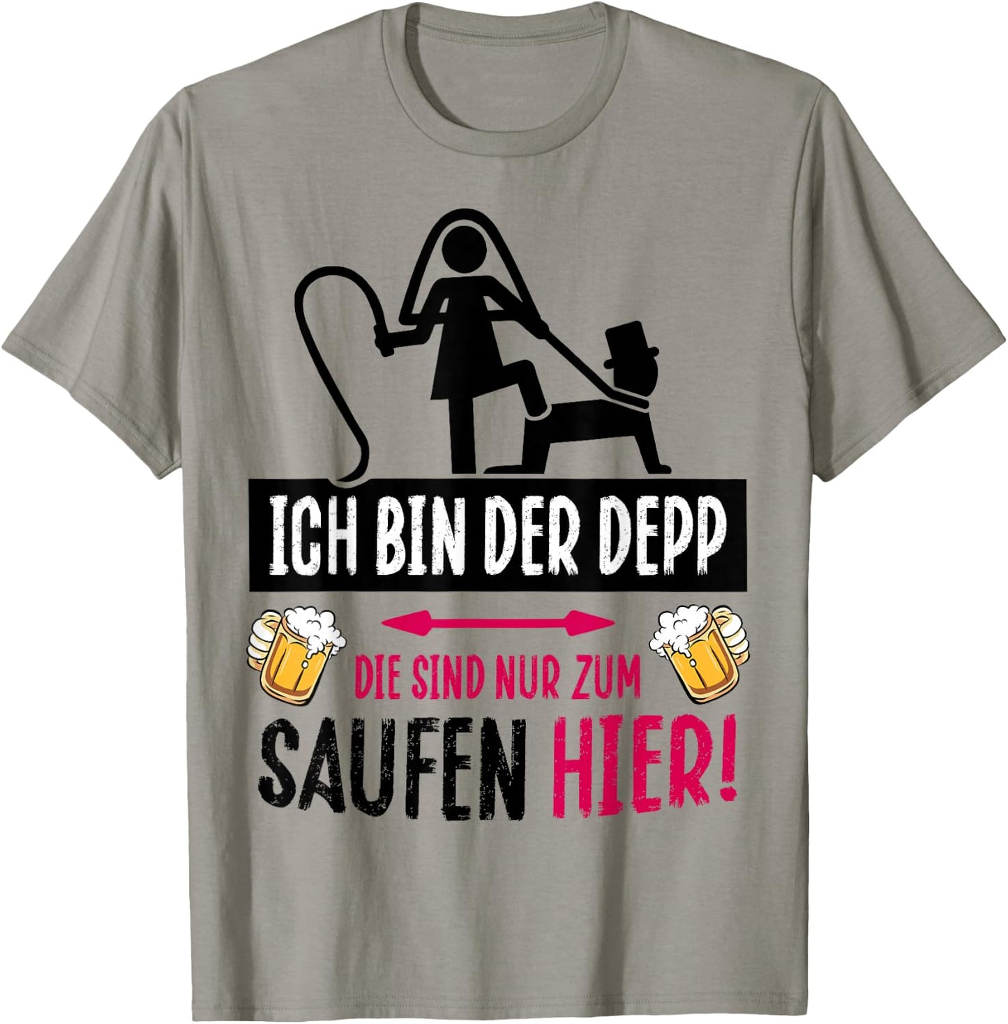 Hen Party Groom Costume Bachelor Party , pink T-Shirt - T-Shirt | Sand