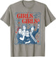Girls Will Be Girls Patriotic Feminist 4th of July Women T-Shirt - T-Shirt | Sand
