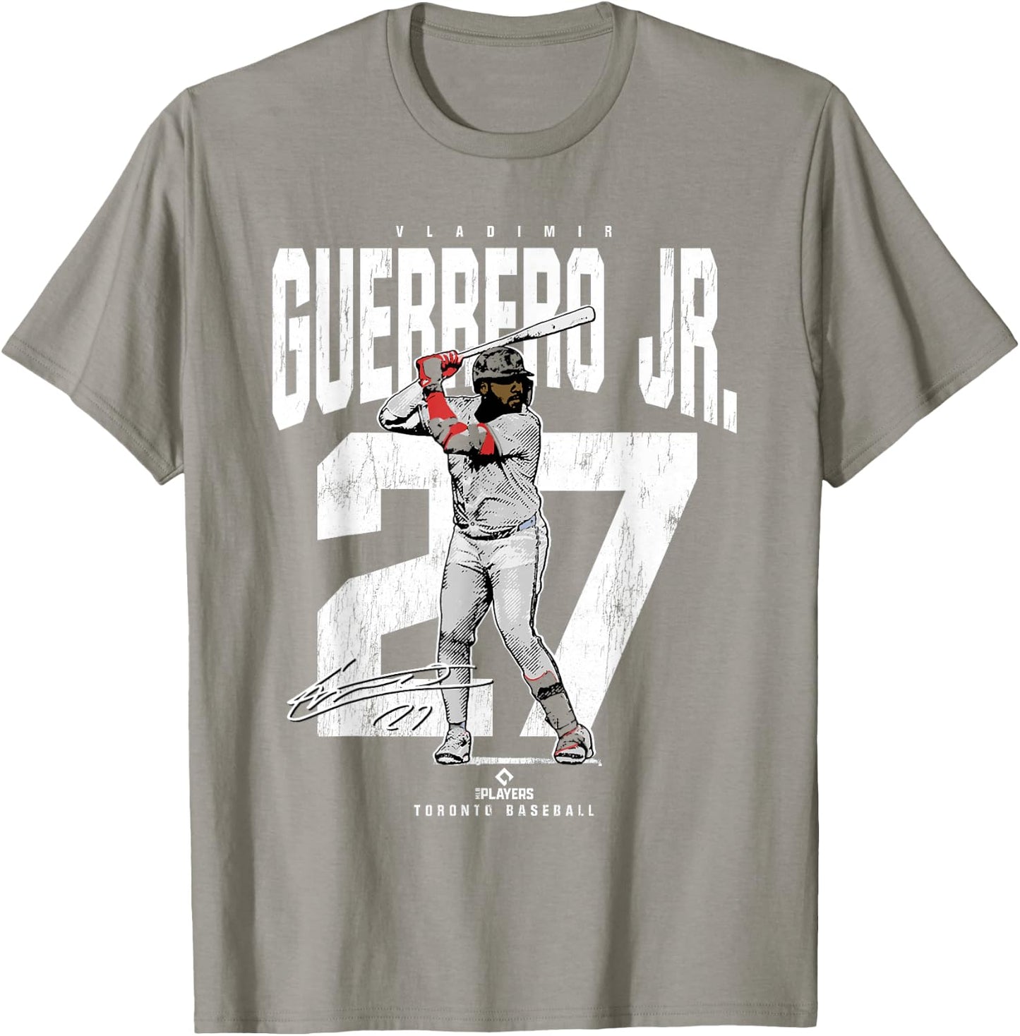 Vladimir Guerrero Jr. | Toronto Baseball Players | MLBVGU392 T-Shirt - T-Shirt | Sand