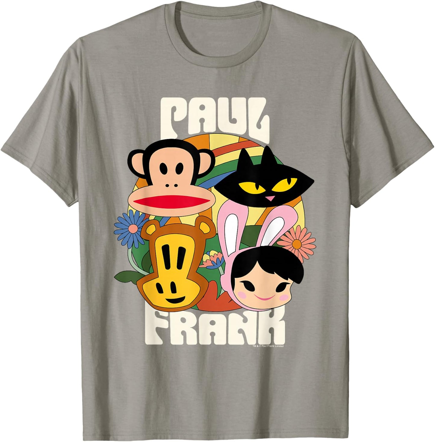 Paul Frank Julius Mika Cat Clancy & Bunny Girl T-Shirt - T-Shirt | Sand