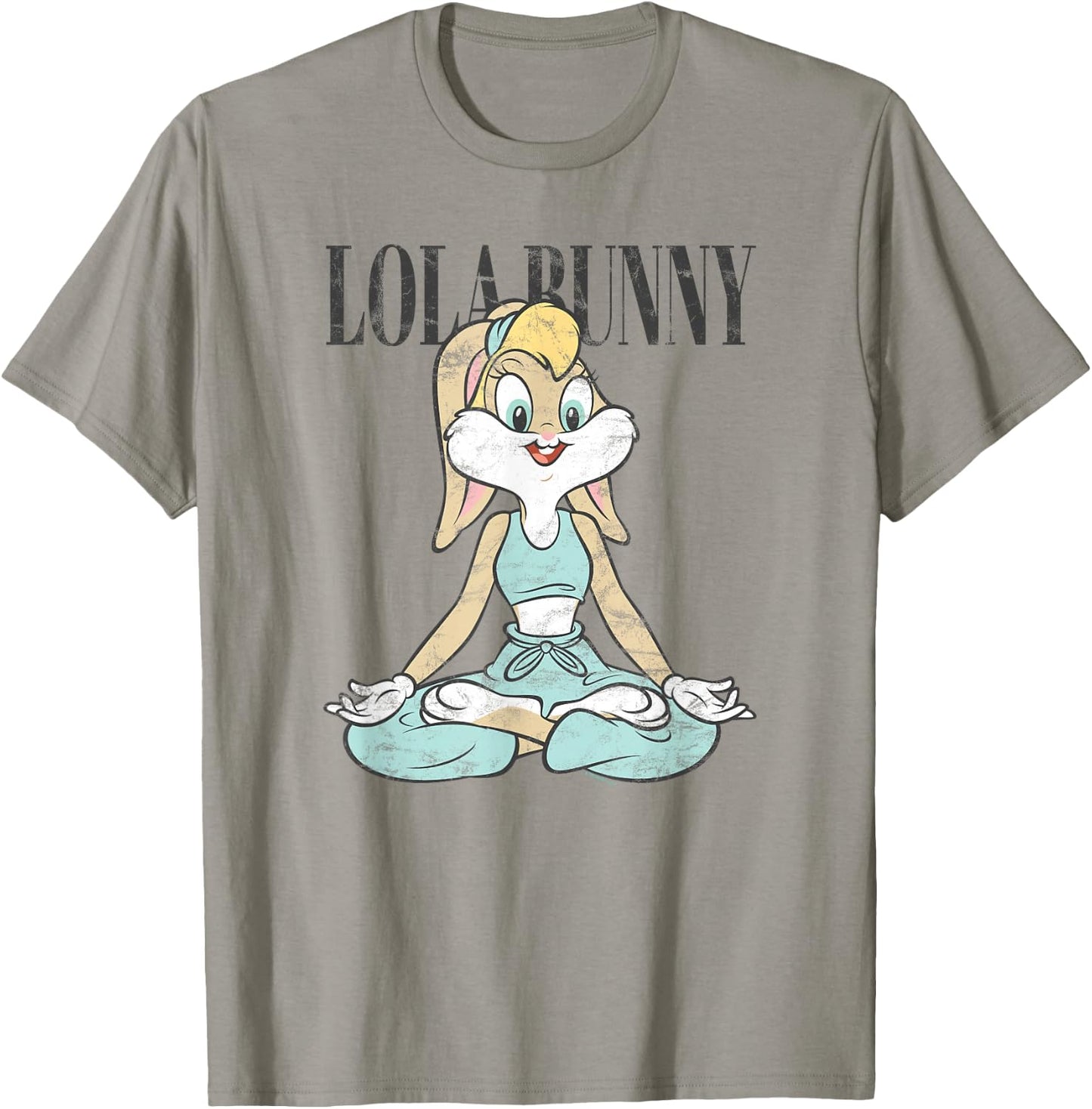 Looney Tunes Lola Bunny Yoga Pose T-Shirt - T-Shirt | Sand