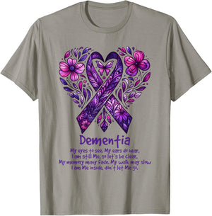 Wear Purple Alzheimer's Awareness Dementia T-Shirt - T-Shirt | Sand
