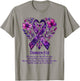 Wear Purple Alzheimer's Awareness Dementia T-Shirt - T-Shirt | Sand