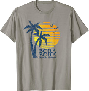 Bora Bora French Polynesia Beach Sunset Souvenir T-Shirt - T-Shirt | Sand