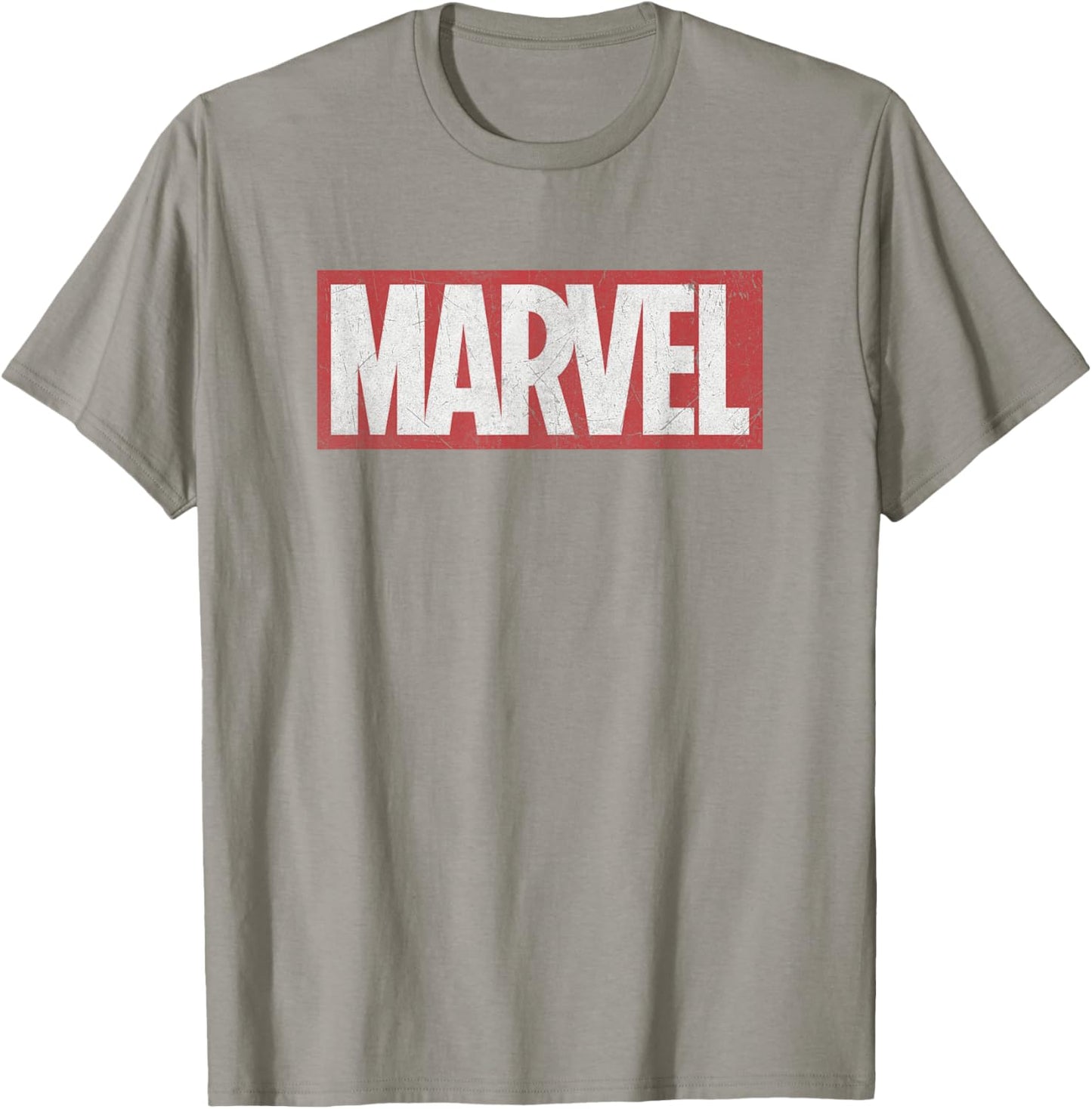 Marvel Classic Distressed Logo Graphic C2 Small T-Shirt - T-Shirt | Sand