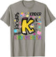 Back to School Kindergarten Pencil Boy Girl Teacher Kids T-Shirt - T-Shirt | Sand