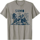 Wrestling Sumo Vintage Japan Osaka Japanese Wrestler , grey, S T-Shirt - T-Shirt | Sand
