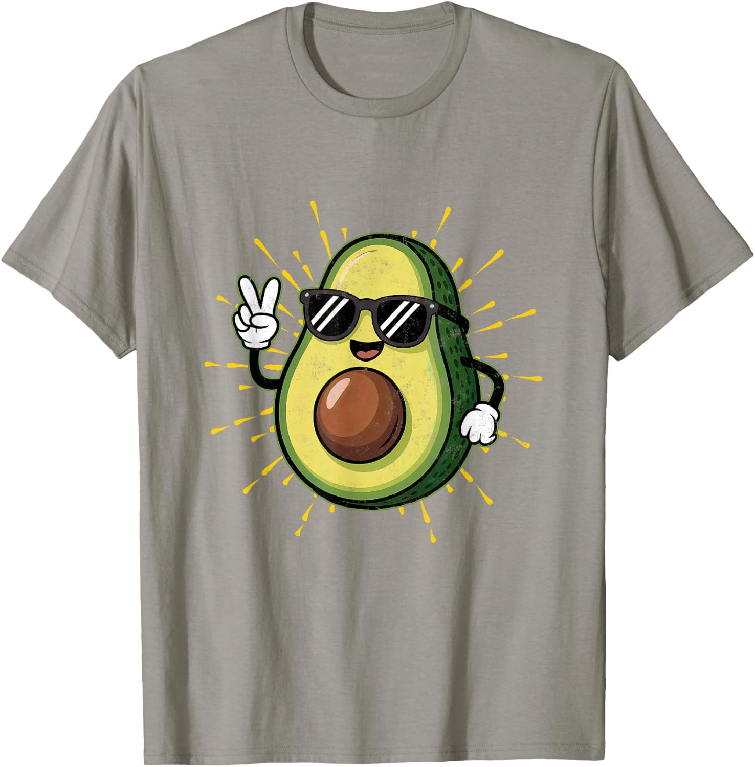 Avocado Lovers Loves Avocados Fruit Vegan Guacamole Guac T-Shirt - T-Shirt | Sand