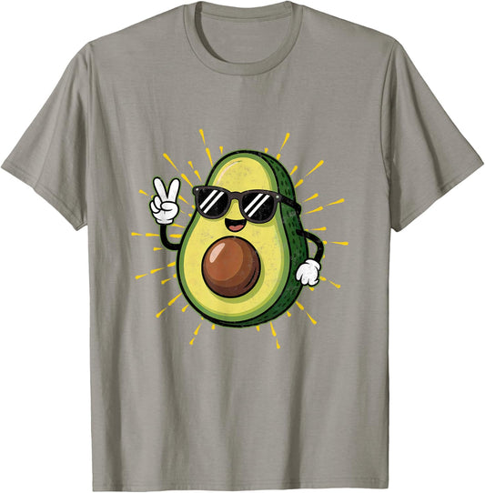 Avocado Lovers Loves Avocados Fruit Vegan Guacamole Guac T-Shirt - T-Shirt | Sand