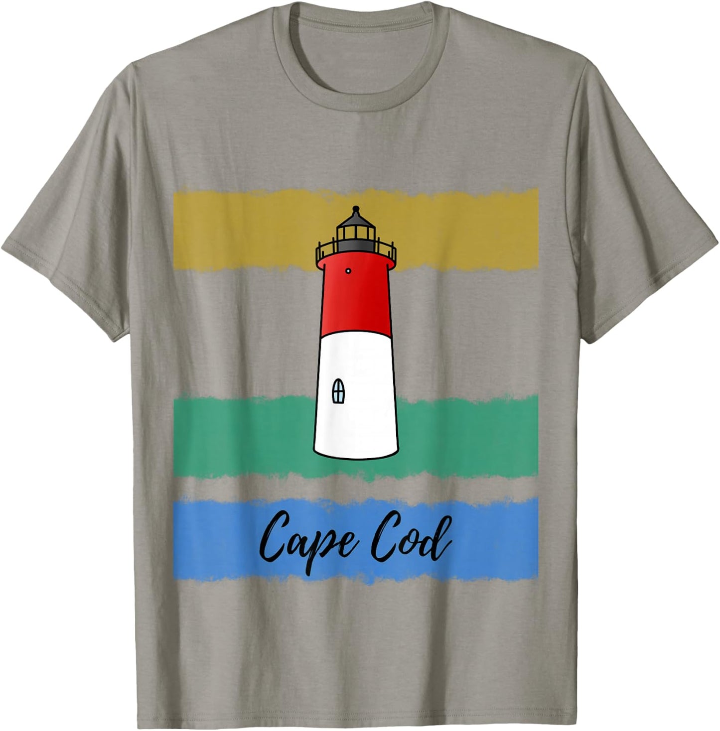 Cape Cod Lighthouse Nauset T-Shirt - T-Shirt | Sand