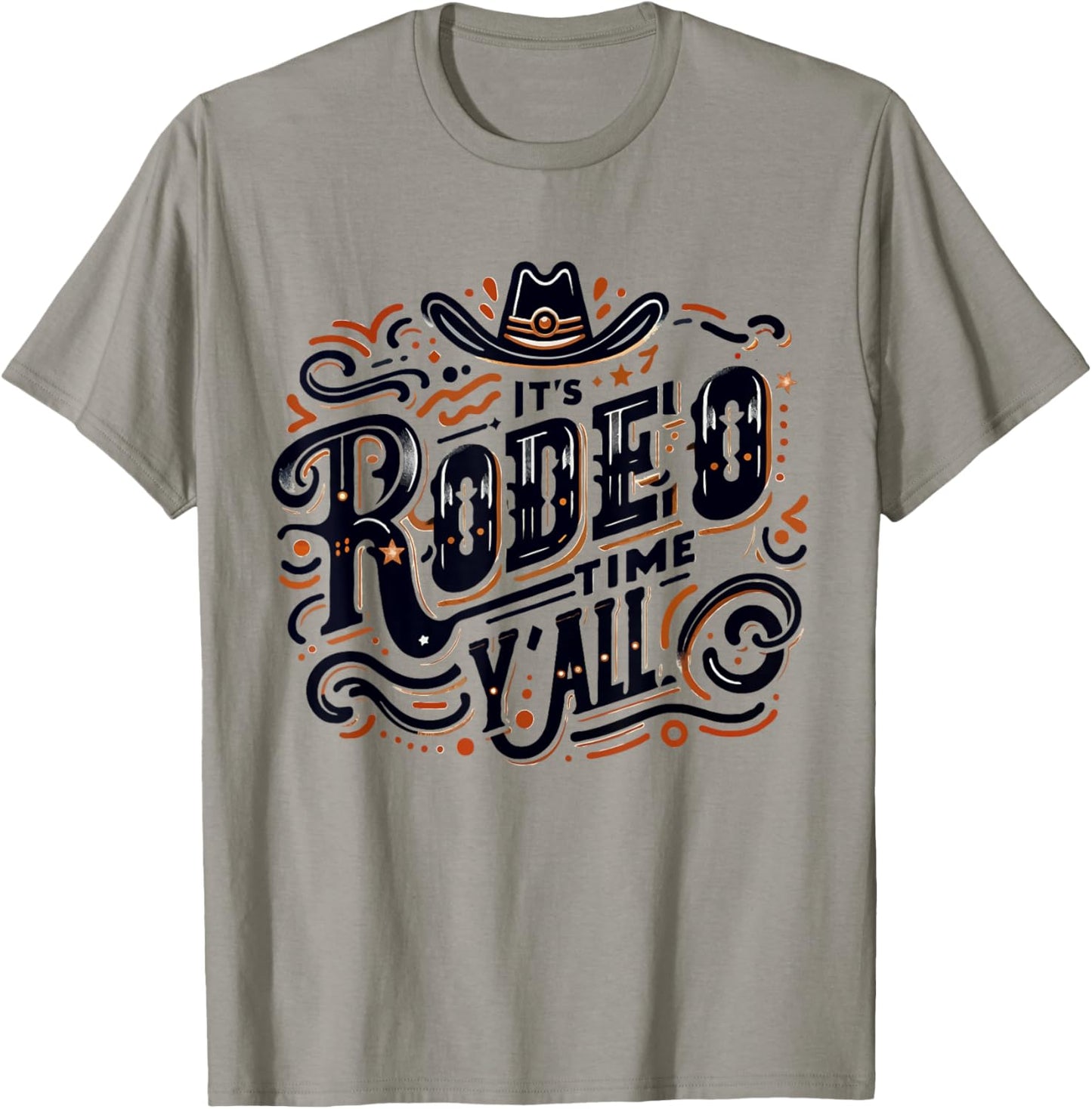 It's Rodeo Time Y'all Cute Rodeo Time Cowgirl Cowboy T-Shirt - T-Shirt | Sand