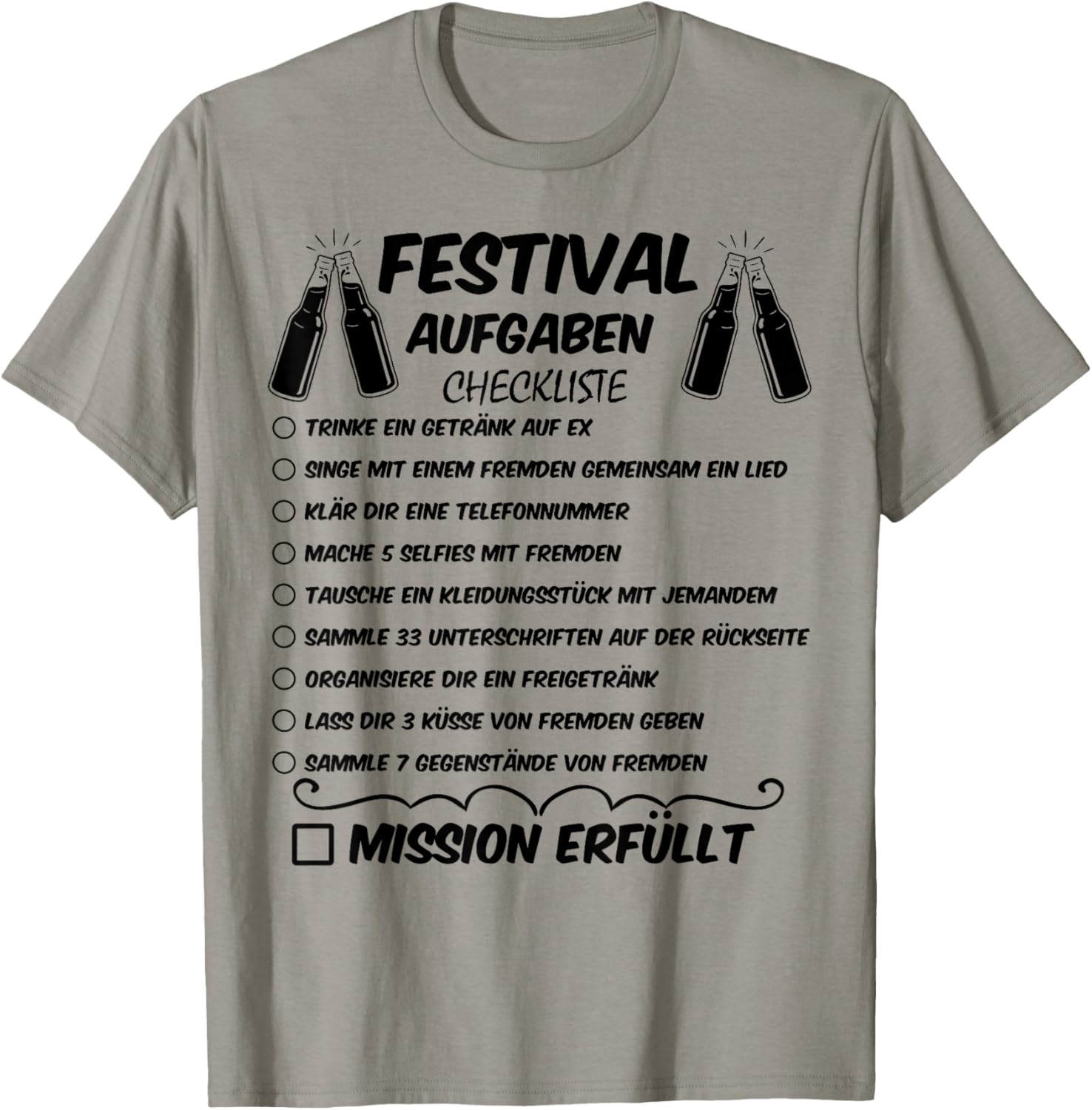 Festival Group Tasks Festival T-Shirt - T-Shirt | Sand
