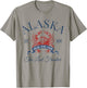 Alaska EST 1959 King Crab Retro Trendy Fisherman Aesthetic T-Shirt - T-Shirt | Sand