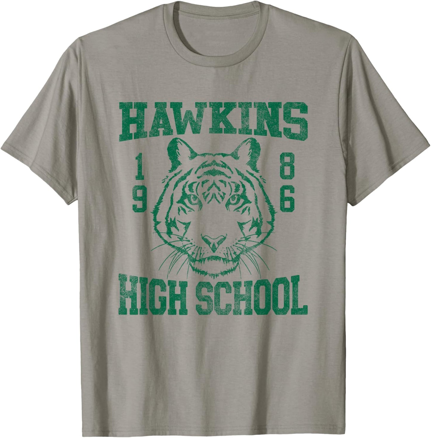 Stranger Things 1986 Hawkins High School T-Shirt - T-Shirt | Sand