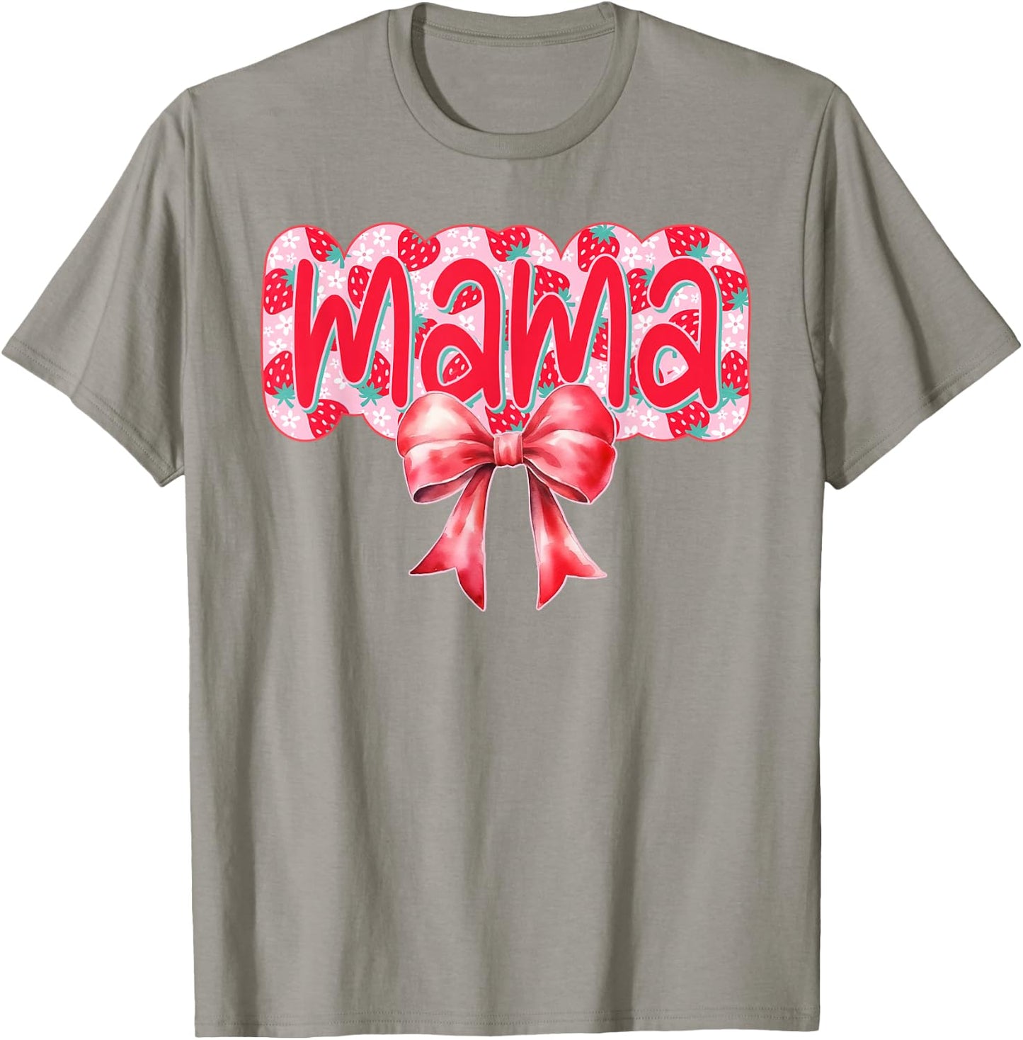 Mama Of The Berry First Birthday Strawberry Family Matching T-Shirt - T-Shirt | Sand
