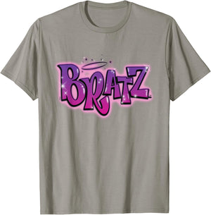 Bratz - Airbrush Pink and Purple Logo T-Shirt - T-Shirt | Sand