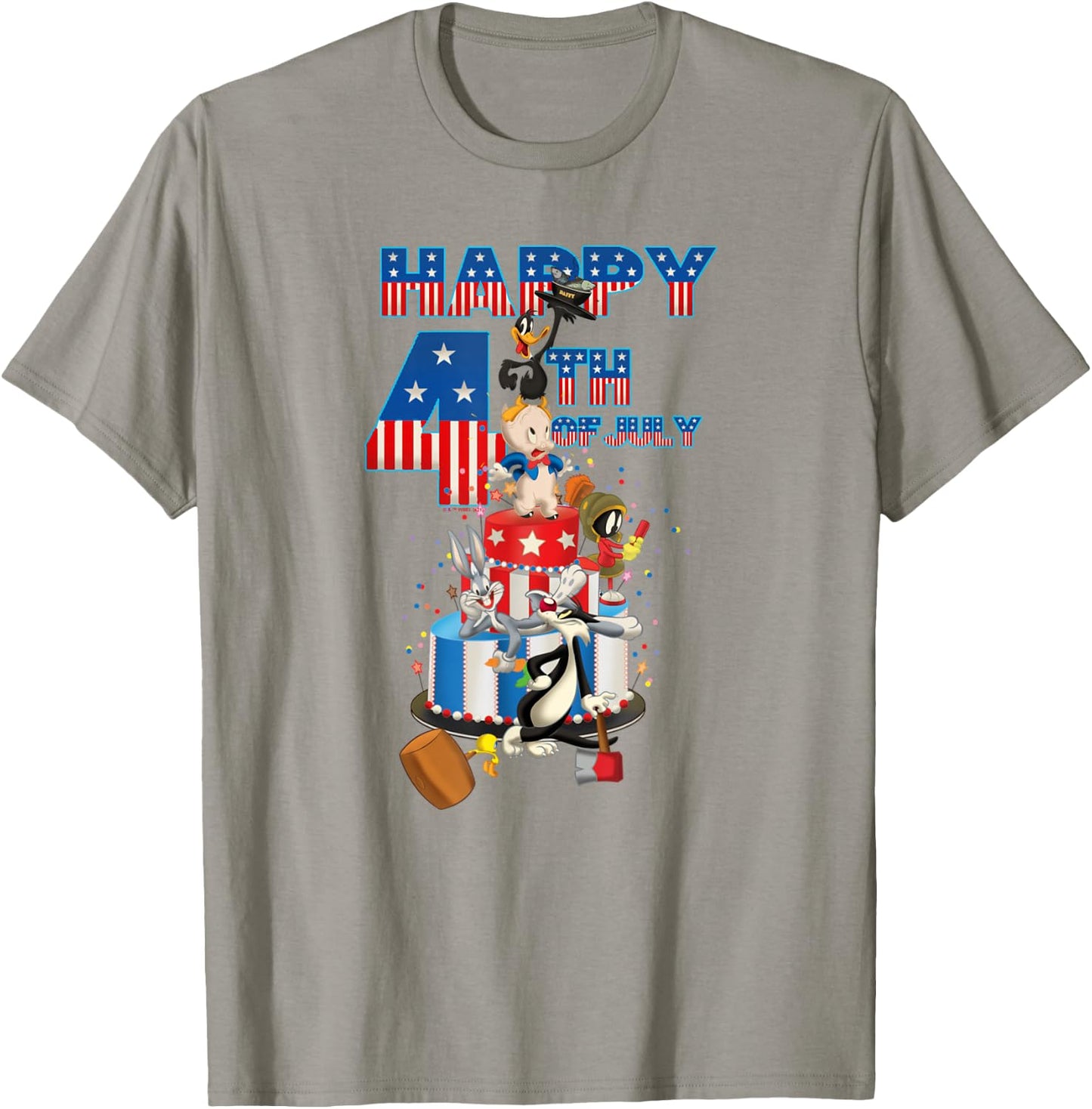 Looney Tunes Bugs and Friends 4th of July T-Shirt - T-Shirt | Sand