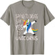 Say No To Drugs Say Yes to Unicorns Red Ribbon Week T-Shirt - T-Shirt | Sand