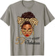 59 And Fabulous Afro Messy Bun 59th Birthday Black Women T-Shirt - T-Shirt | Sand
