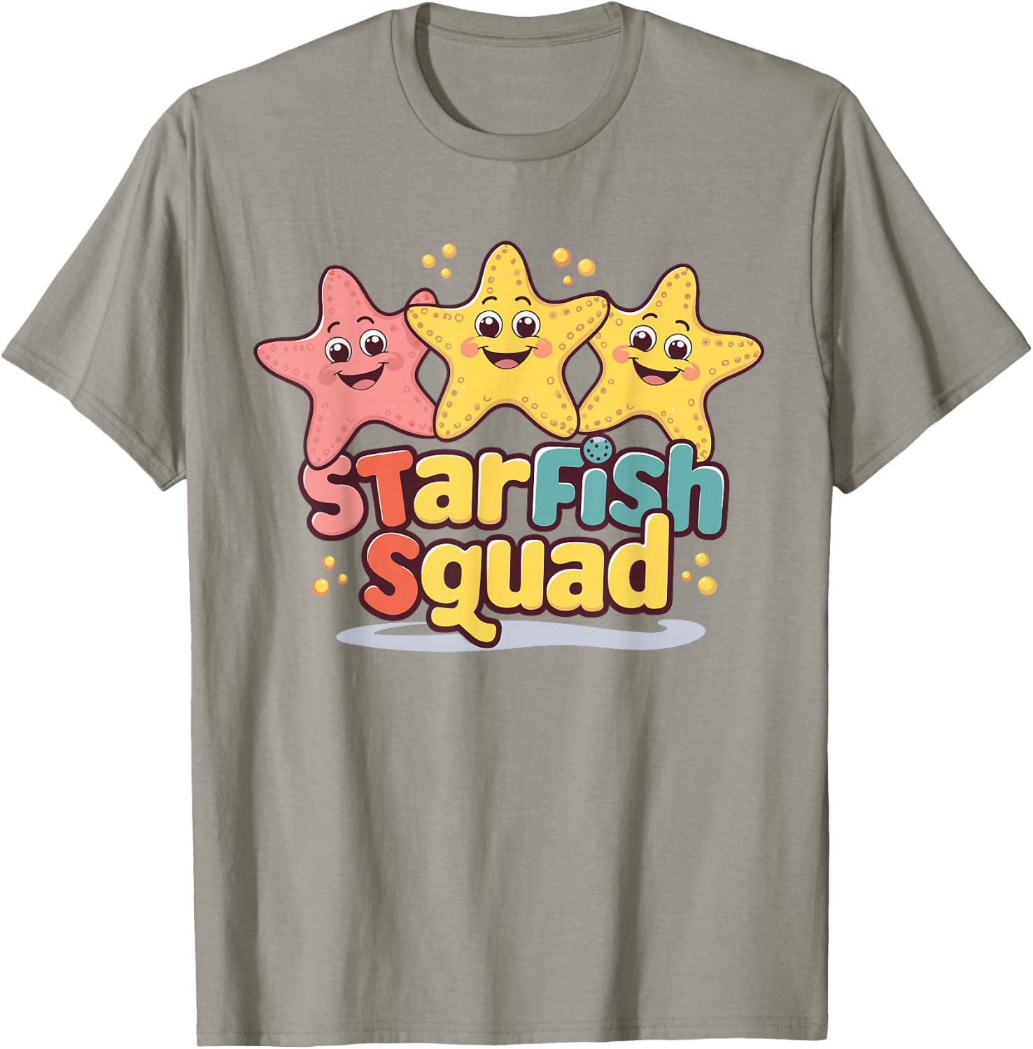 Starfish Squad Design for Starfish Lover Stuff Cool Starfish T-Shirt - T-Shirt | Sand