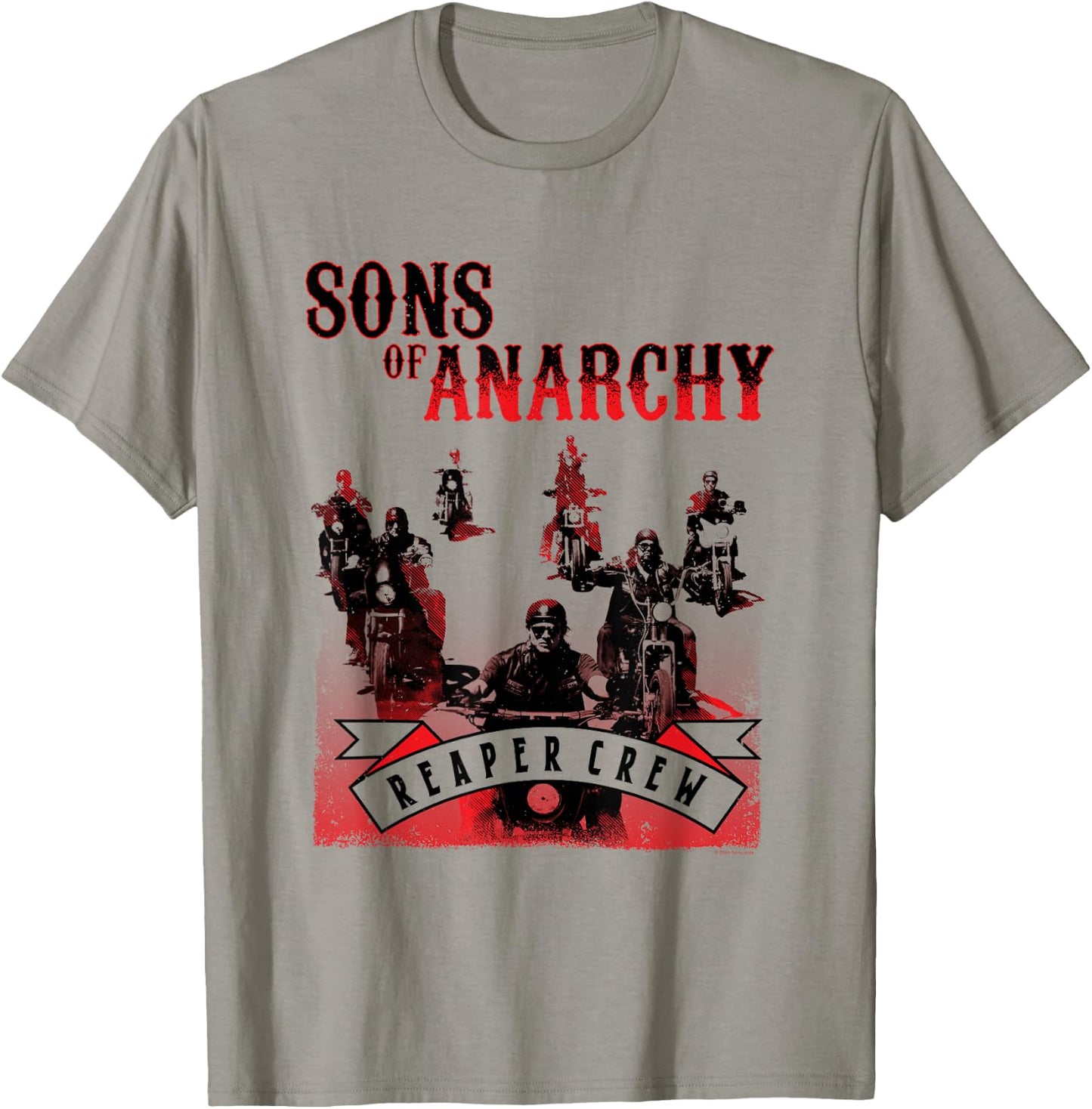Sons of Anarchy Black and Red Poster T-Shirt - T-Shirt | Sand
