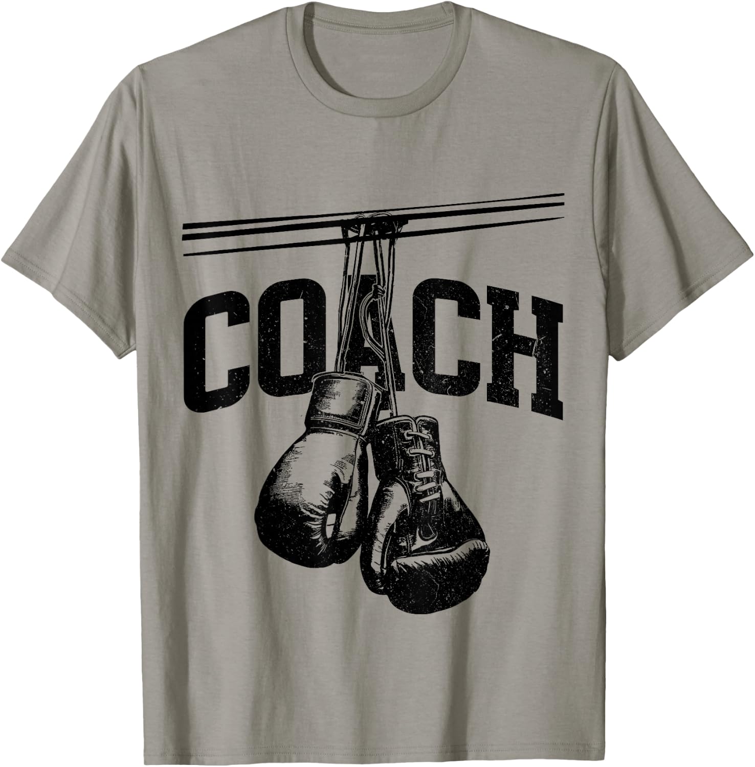 Boxing Coach, Kickboxing Muay Thai and Training MMA Gym , white, S T-Shirt - T-Shirt | Sand