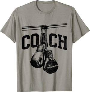 Boxing Coach, Kickboxing Muay Thai and Training MMA Gym , white, S T-Shirt - T-Shirt | Sand