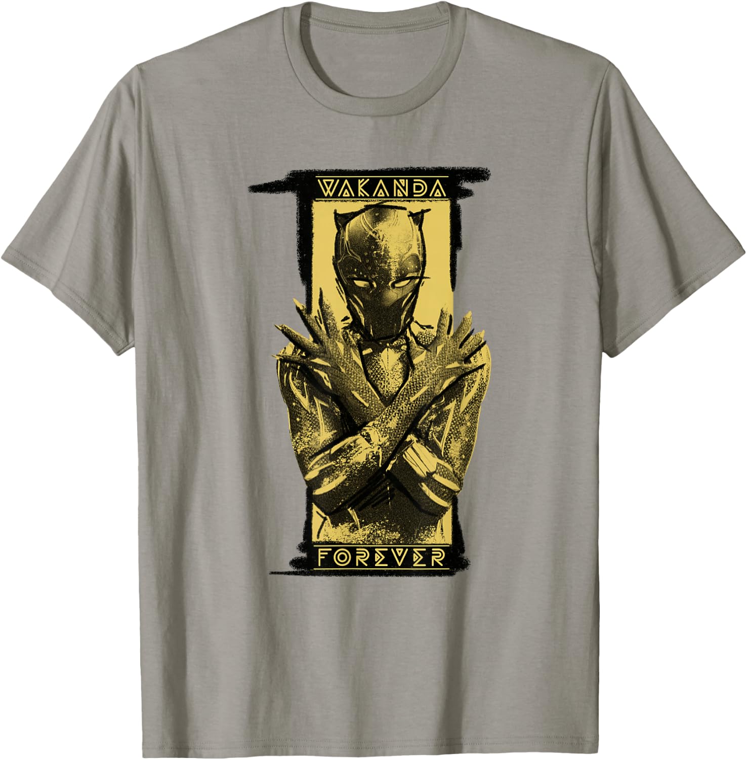Marvel Black Panther: Wakanda Forever Shuri Salute Badge T-Shirt - T-Shirt | Sand