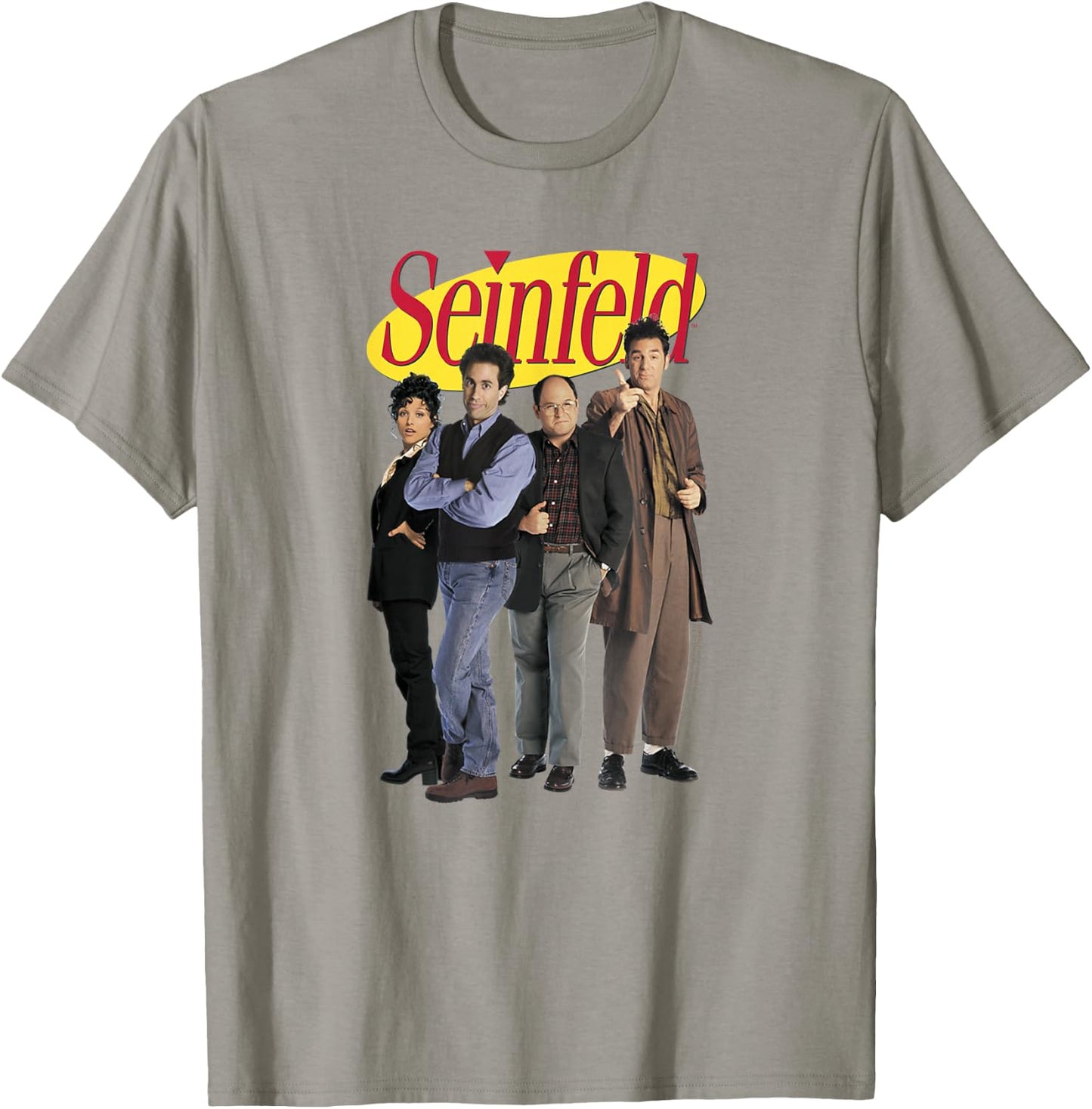 Seinfeld Cast and Logo T-Shirt - T-Shirt | Sand