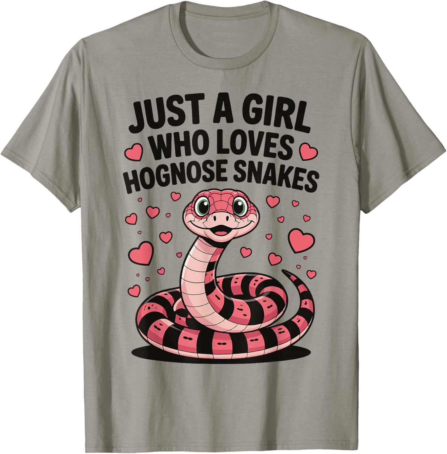 Just A Girl Who Loves Hognose Snakes T-Shirt - T-Shirt | Sand