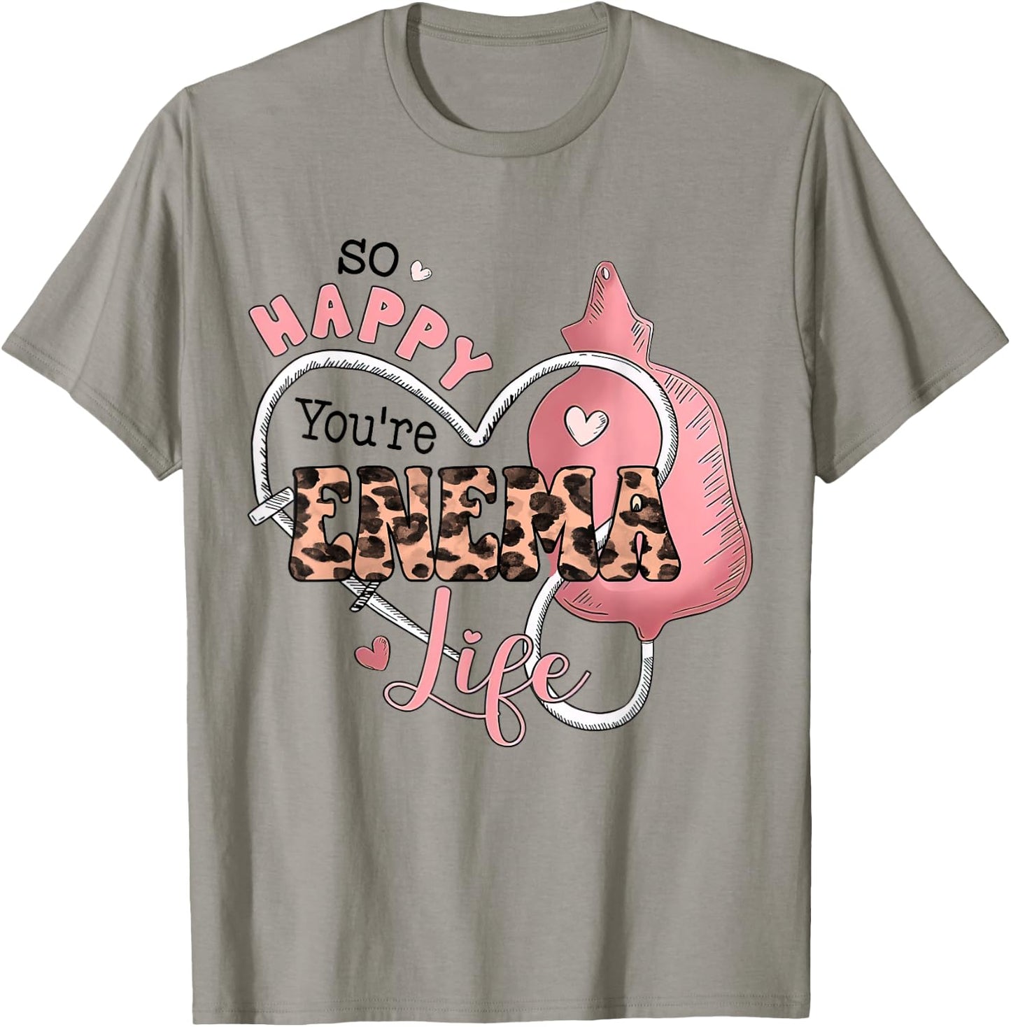 Nurse Enema Heart Med ICU Er Ed Rn Vday, Valentine Costume T-Shirt - T-Shirt | Sand