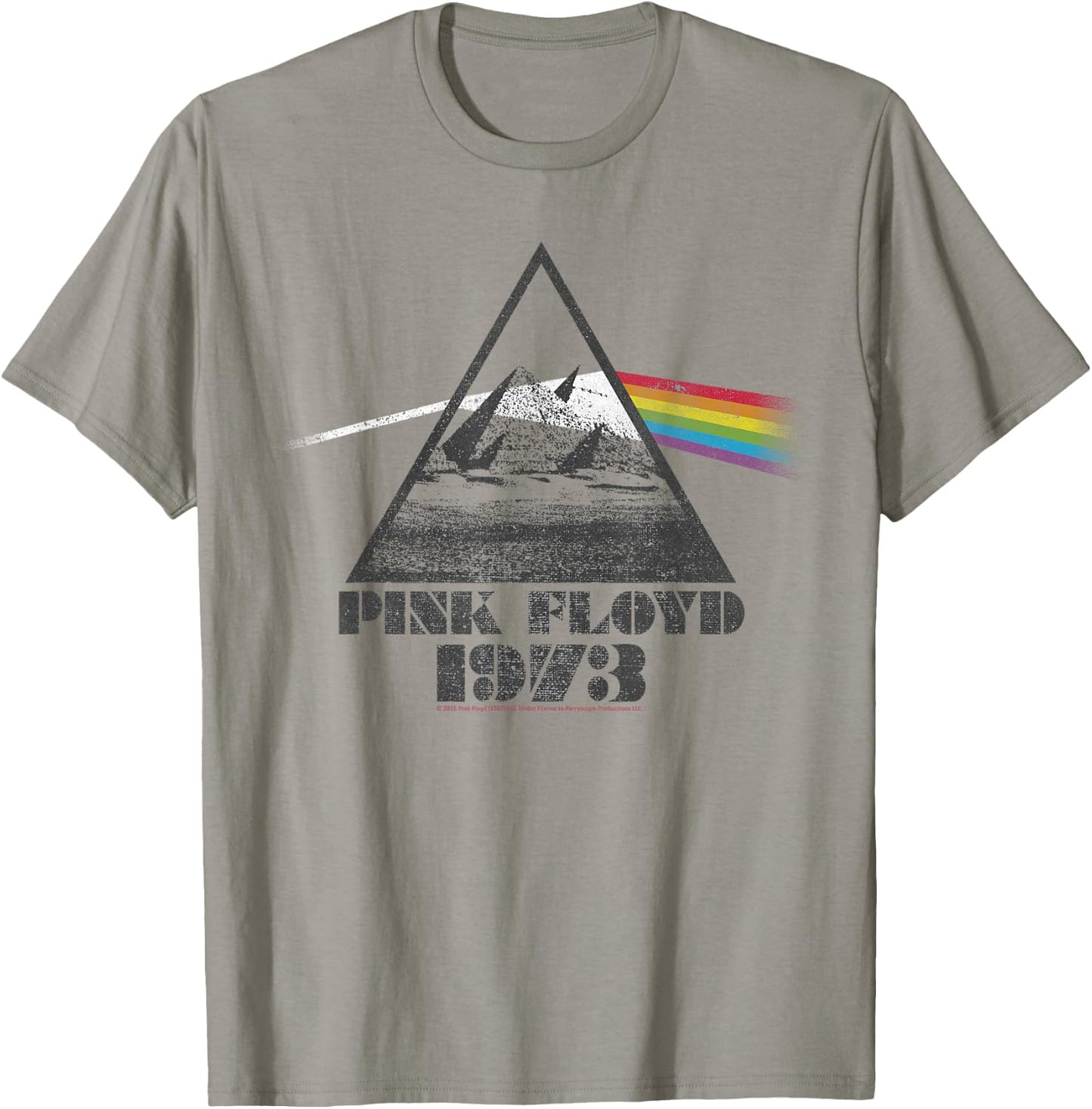 Pink Floyd 1973 La Face cachée de la Lune Prism Rainbow T-Shirt - T-Shirt | Sand