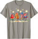 Patriotic Watermelon Hotdog Firework Cute Meme 4th of July T-Shirt - T-Shirt | Sand