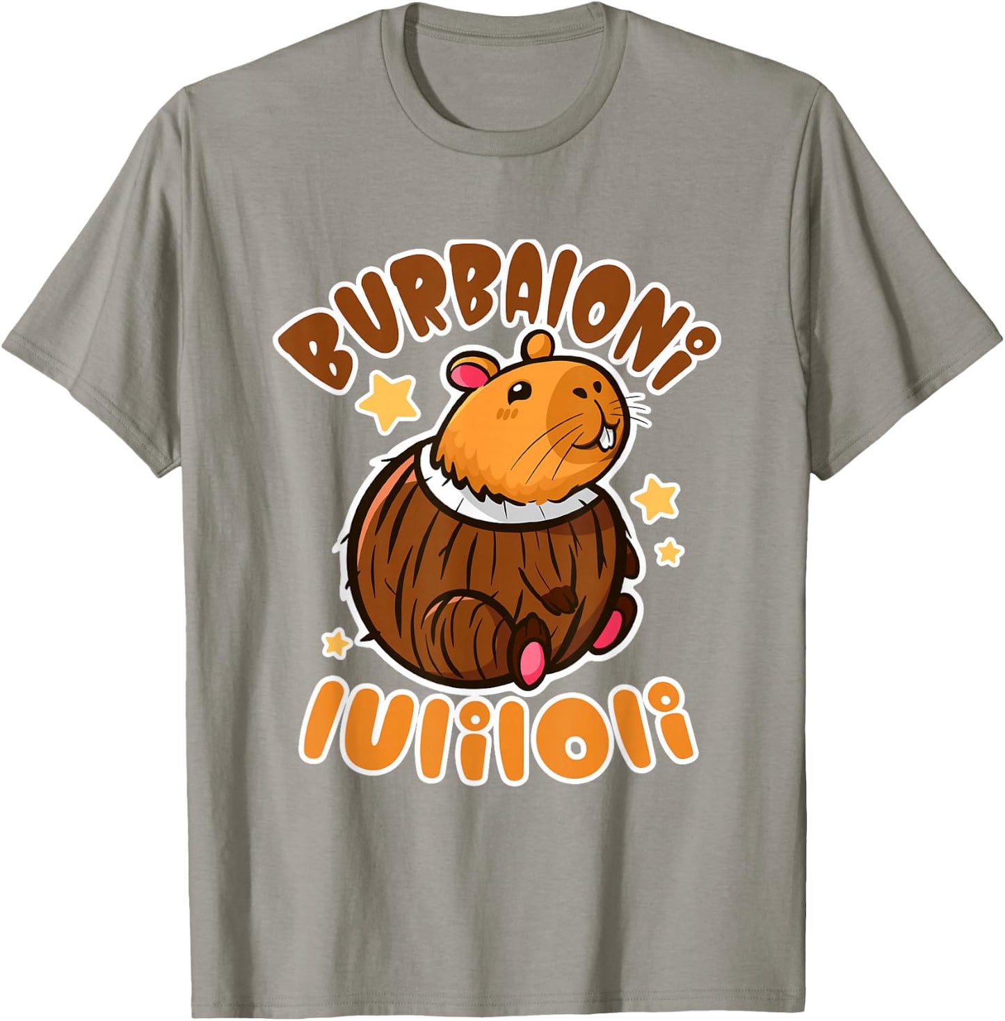 Italian Brainrot Burbaloni Luliloli Lustige Jungs T-Shirt - T-Shirt | Sand
