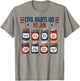 Civil Rights are My Jam Liberal Values Fourth of July T-Shirt - T-Shirt | Sand